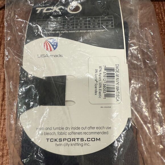 TCK Elite Performance Baseball Socks Dugout Softball Mens Womens Navy White Red - Picture 5 of 5